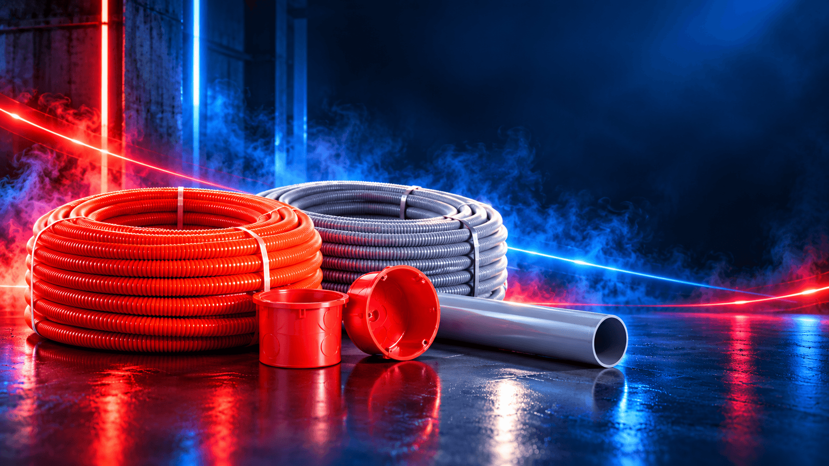 Conduits et boîtes d'encastrement